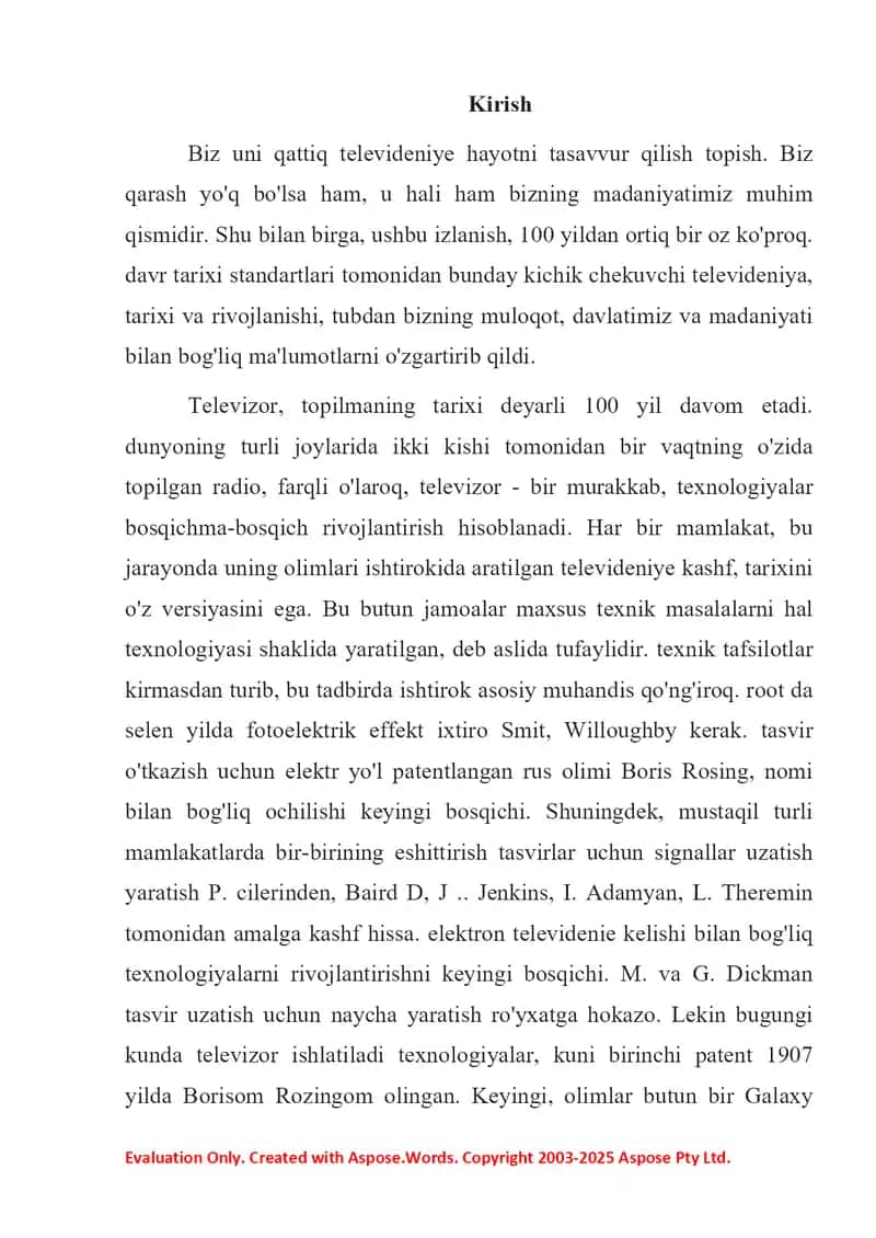 Televideniya-ko'ngilochar sanoat sifatida 2