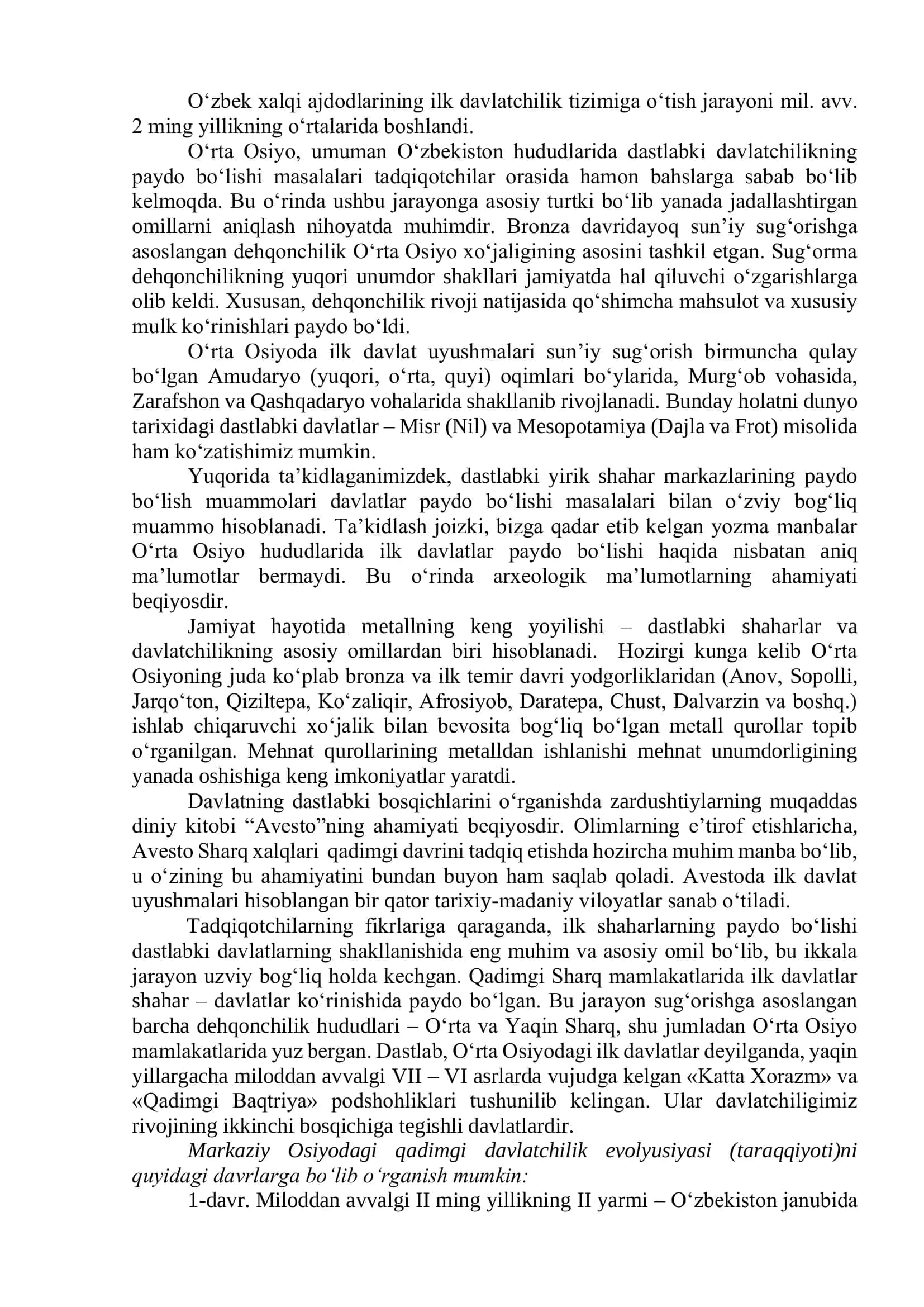 O‘zbekistonda mustaqillik g‘oyalarining tarixiy asoslari 2