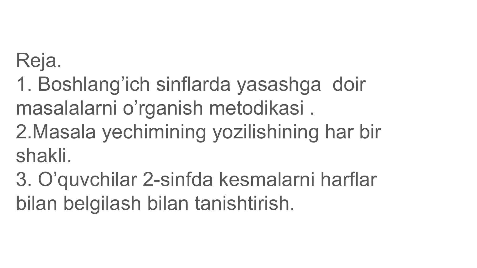 Boshlang’ich sinflarda yasashga doir masalalar yechish metodikasi 2