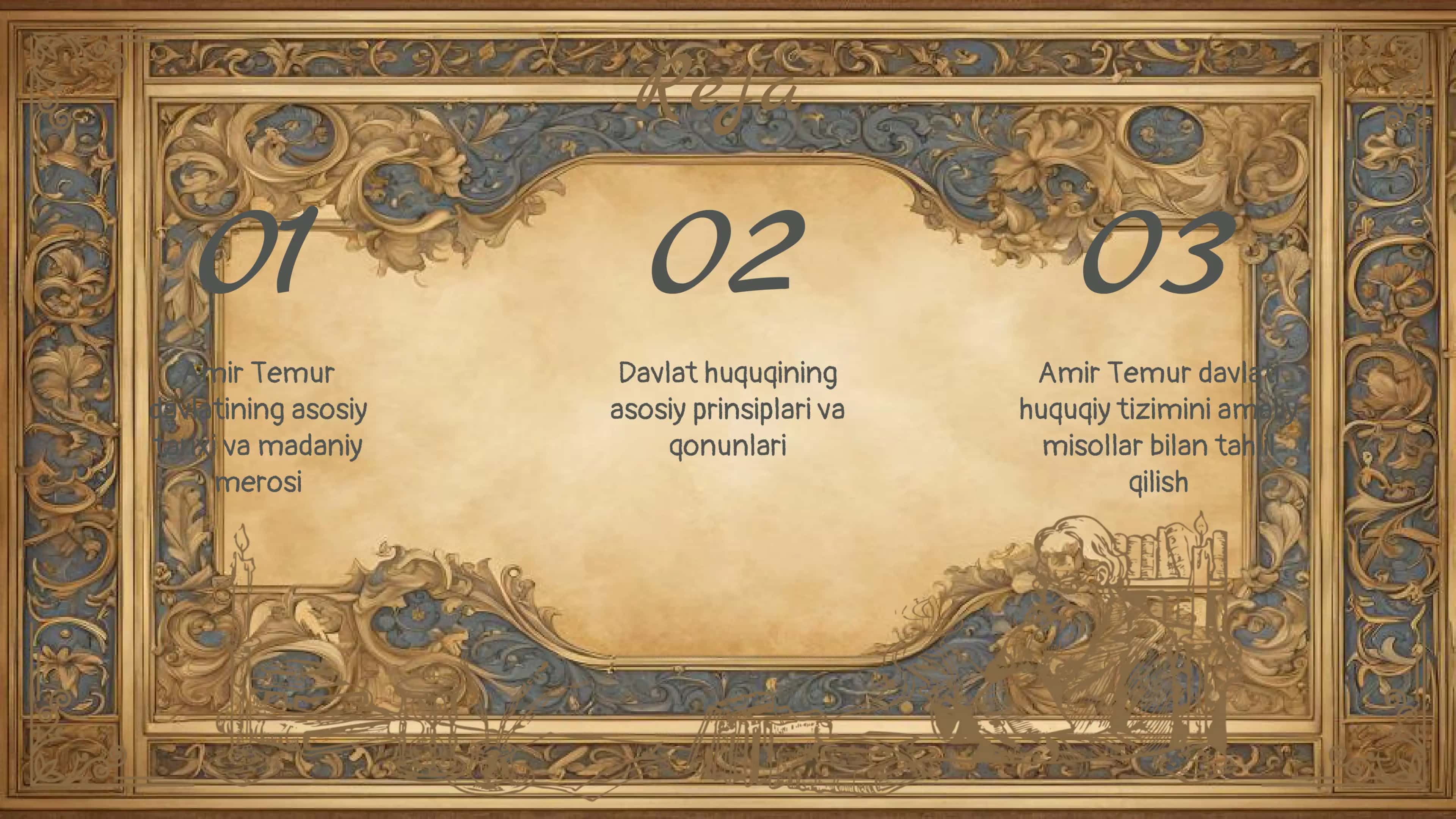 Amir Temur davlati va huquqi 2