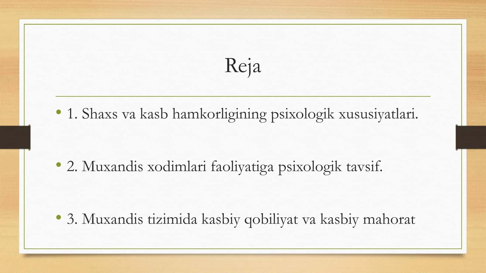 Shaxsni bilish faoliyati 2