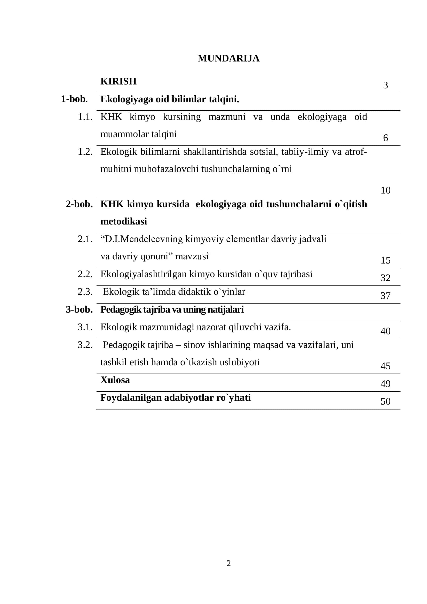 Kasb-hunar kollejlarida ekologik talim-tarbiya berishning ilmiy-metodik asoslari 2