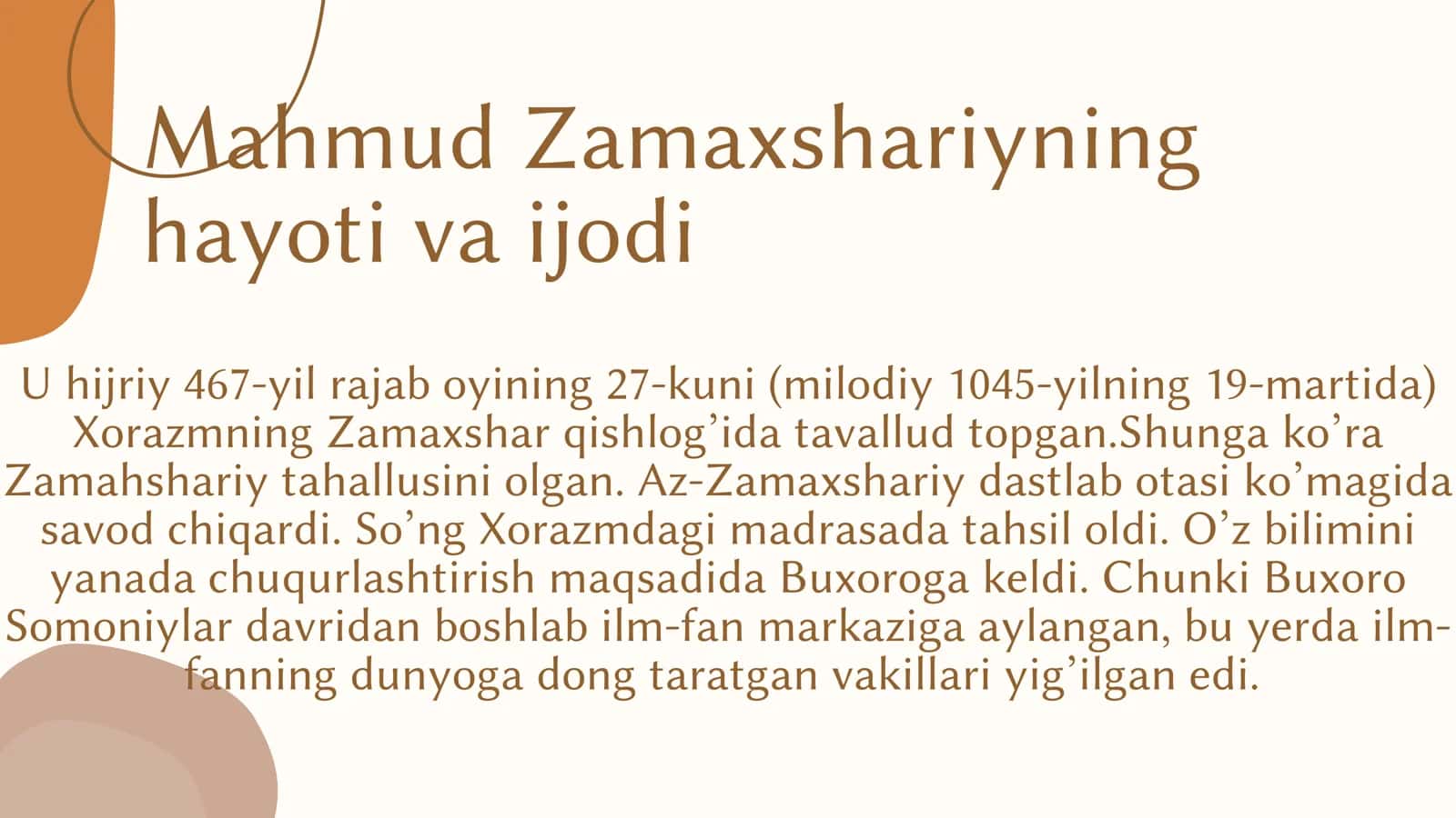 Mahmud Zamahshariyning lingvistik qarashlari 2