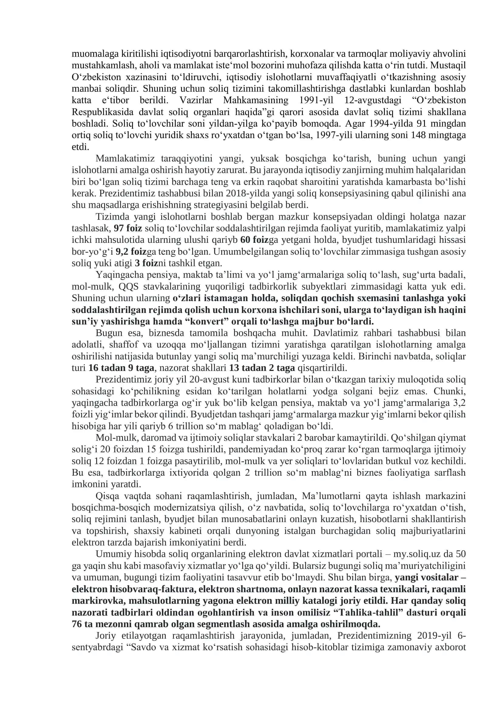 Kuchli ijtimoiy siyosat kontseptsiyasi 2