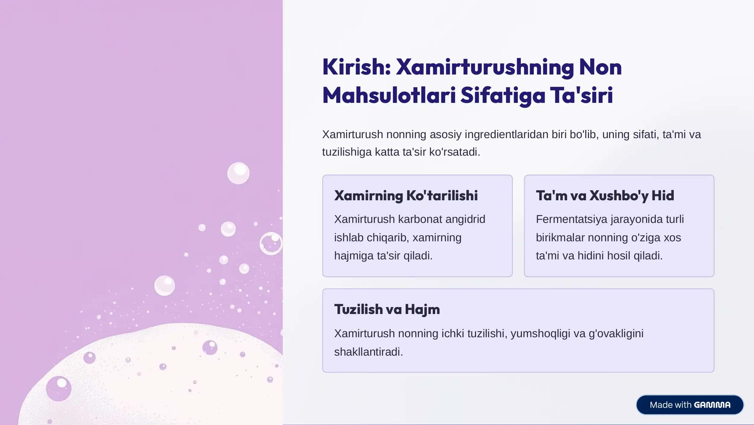 Xamirturush Non Mahsulotlari 2