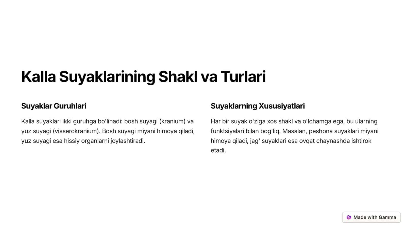 Inson Kalla Suyaklari 2