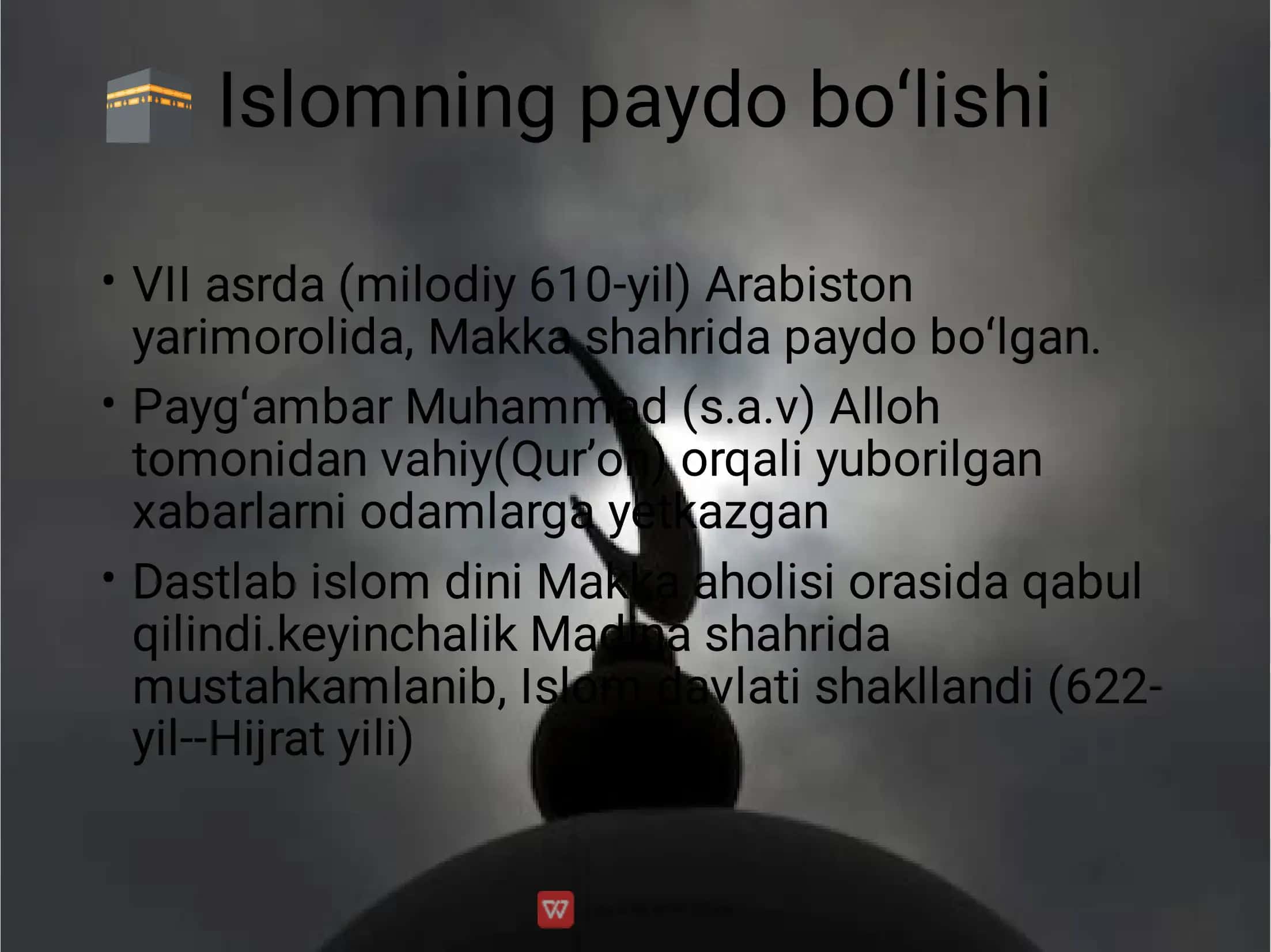 Islom dini tarixi va falsafasi 2