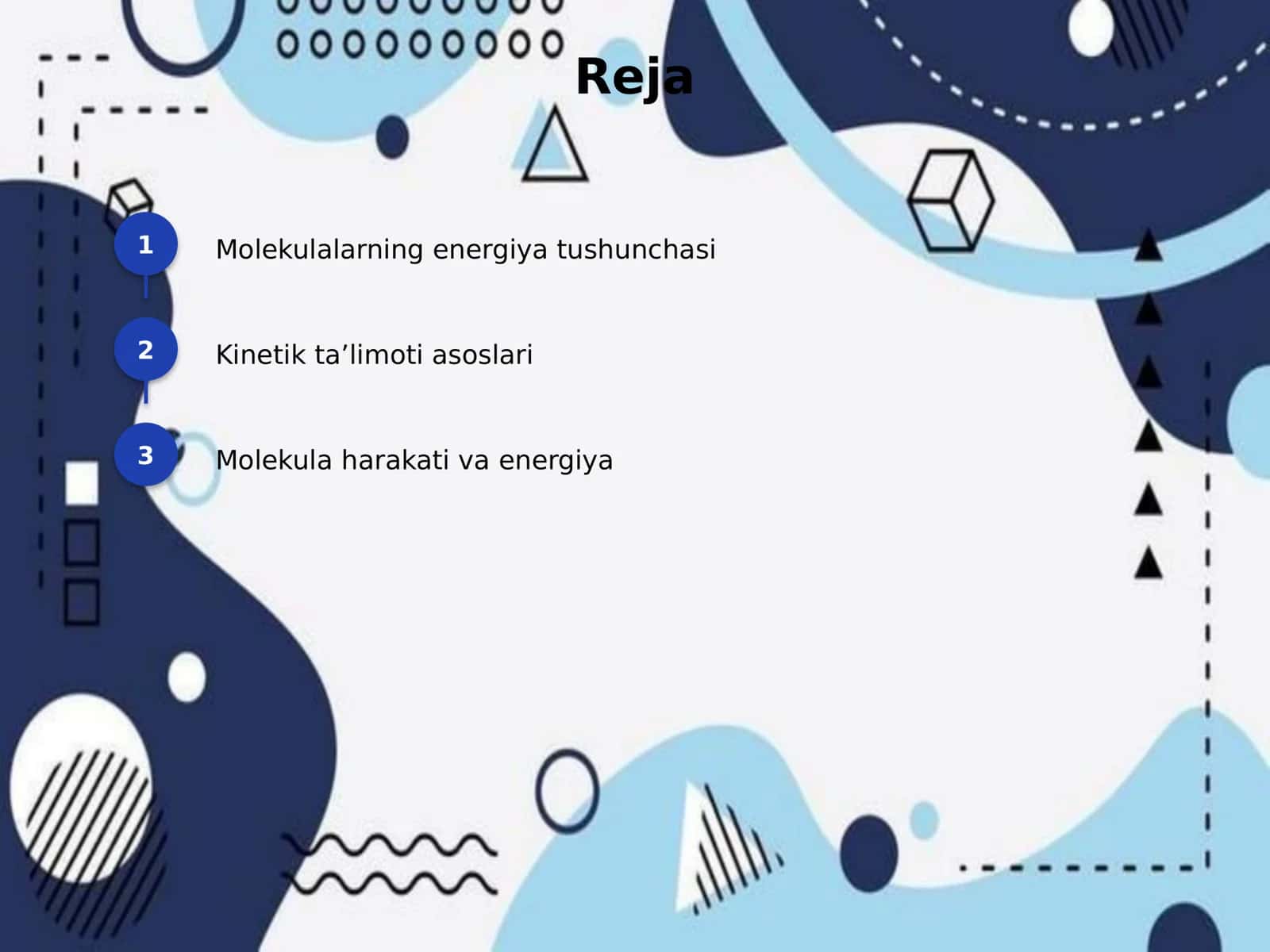 Molekulalarning oʻrta energiyasi va kinetik ta’limoti 2