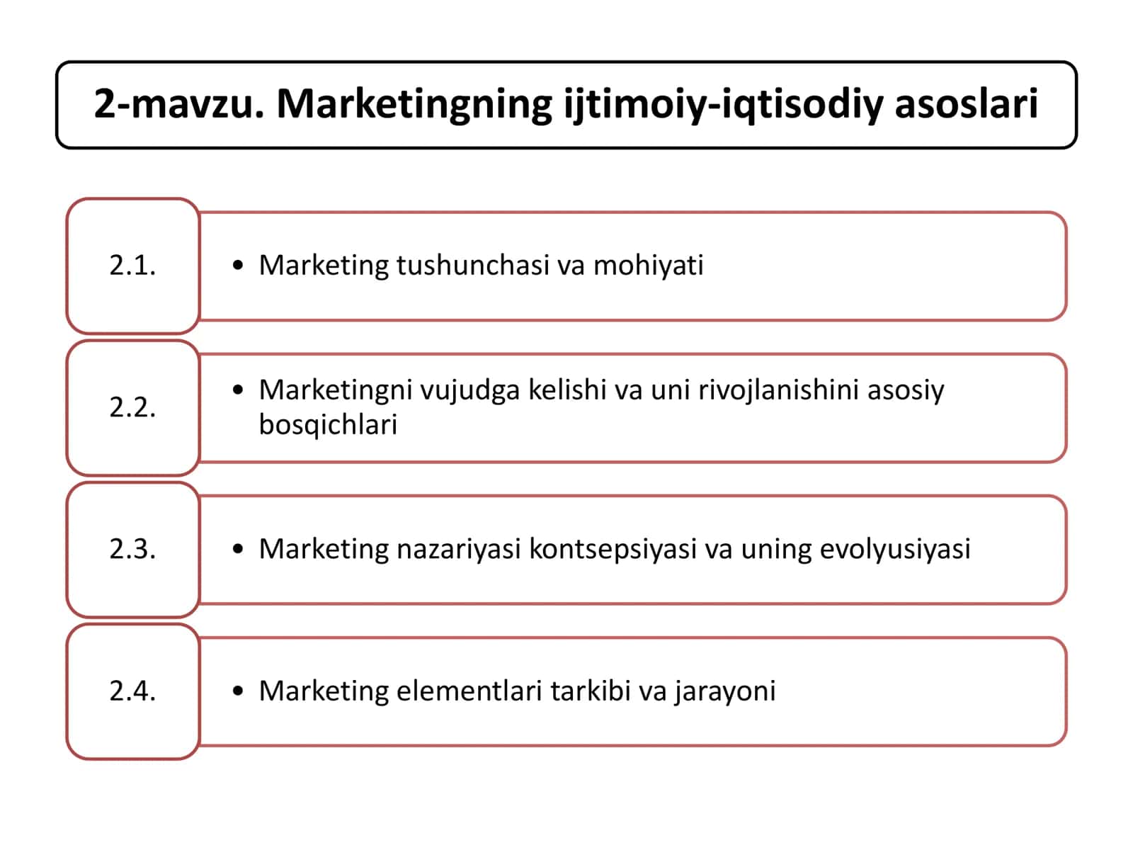 Marketingning ijtimoiyiqtisodiy asoslari 2