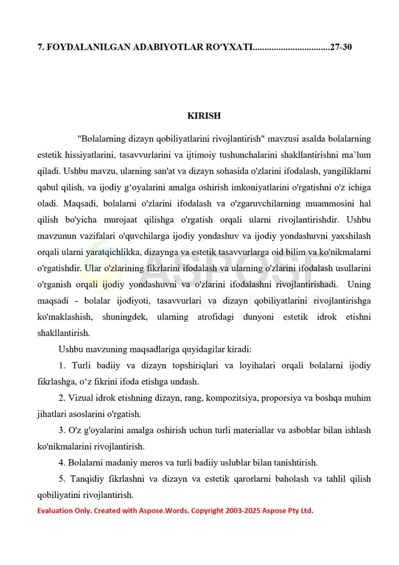 Bolalarning dizayn qobiliyatlarini rivojlantirish va estetik didini shakllantirish 2