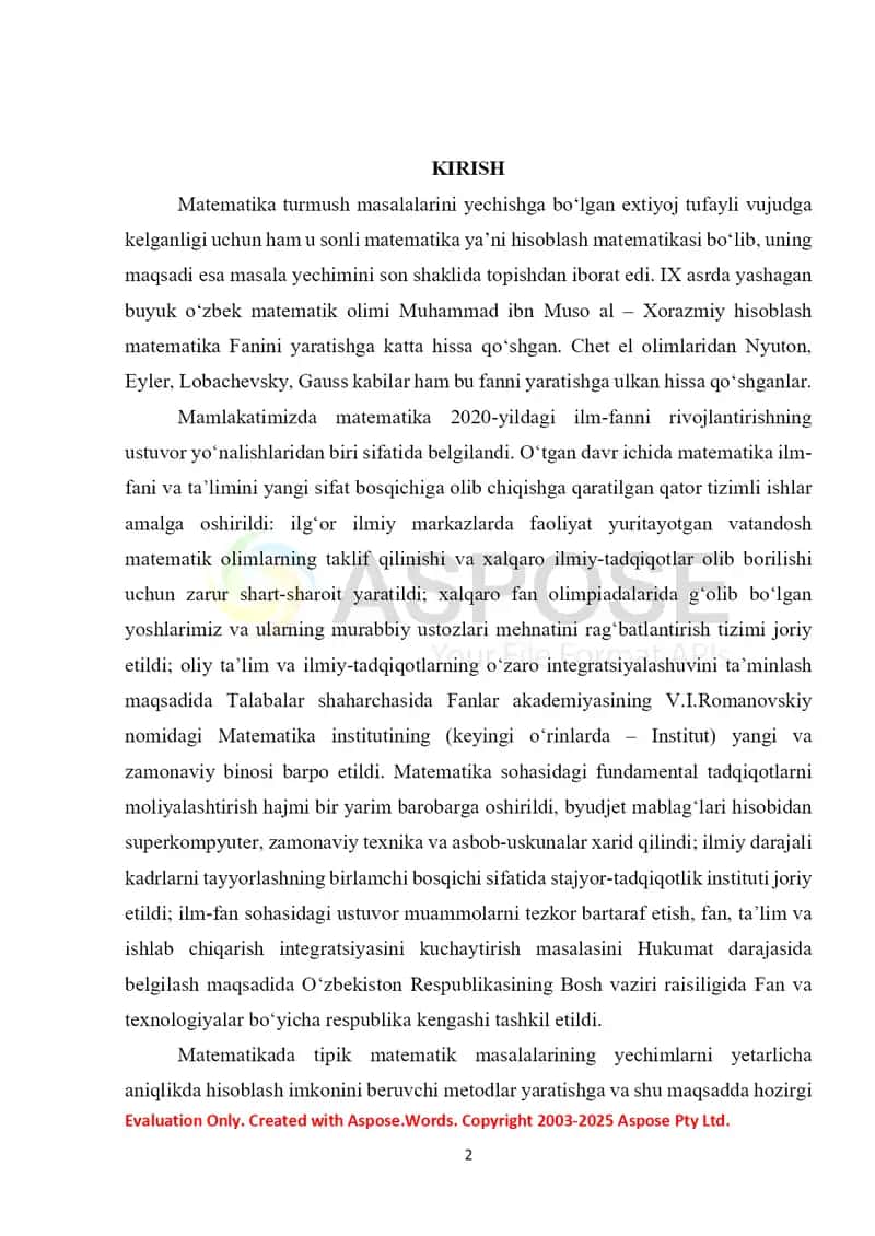 Taqribiy hisob, absolyut va nisbiy xato, sonlarni yaxlitlash usullari 2