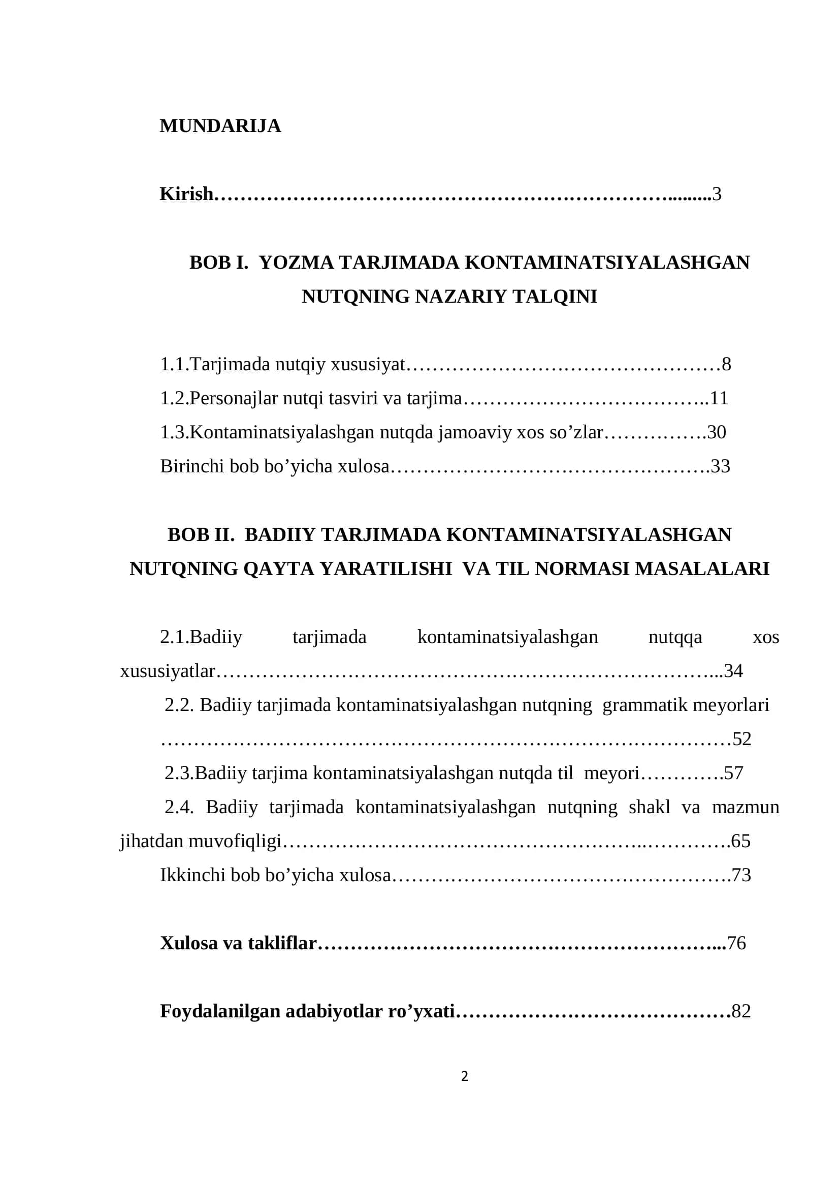 YOZMA TARJIMADA KONTAMINATSIYALASHGAN BIRLIKLARNI TARJIMA QILISHNING O’ZIGA XOS XUSUSIYATLARI 2