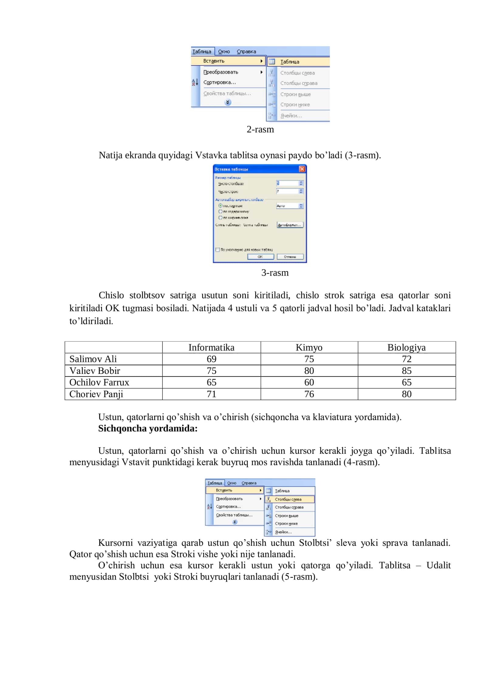 Tibbiyotda ishchi о„rinlarini avtomatlashtirishda mantli axborotlarni qayta ishlash texnologiyasi. Microsoft Word matn muxarriri dasturidan foydalanish. Matnlarni taxrirlash dasturidan foydalanish qoidalari 2