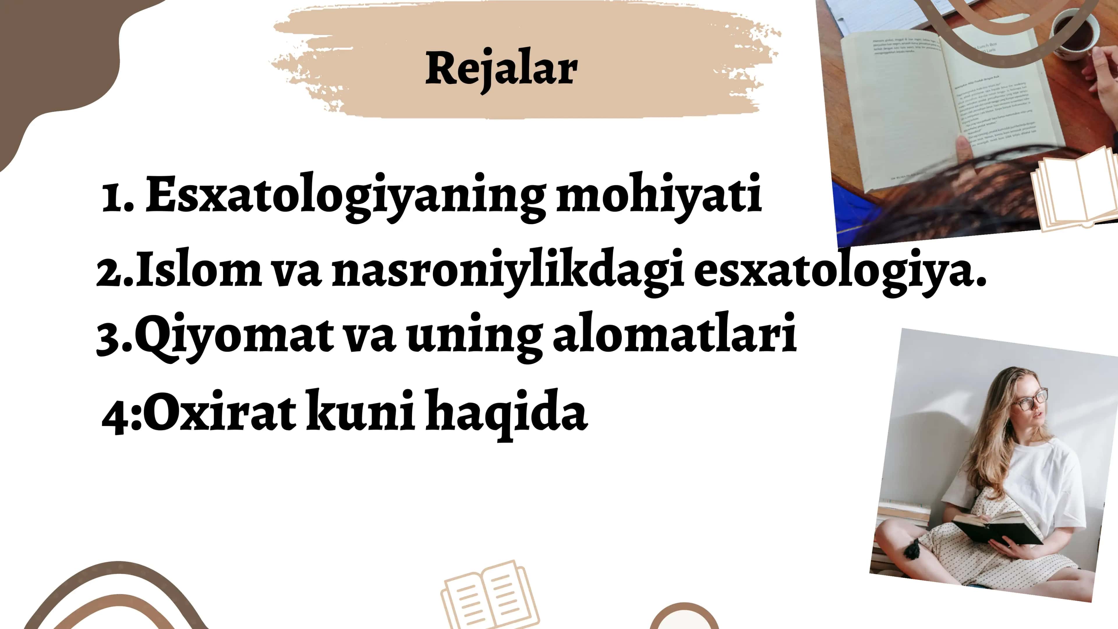 Esxatologoyaning mohiyati Qiyomat va ohirat dunyosi 2