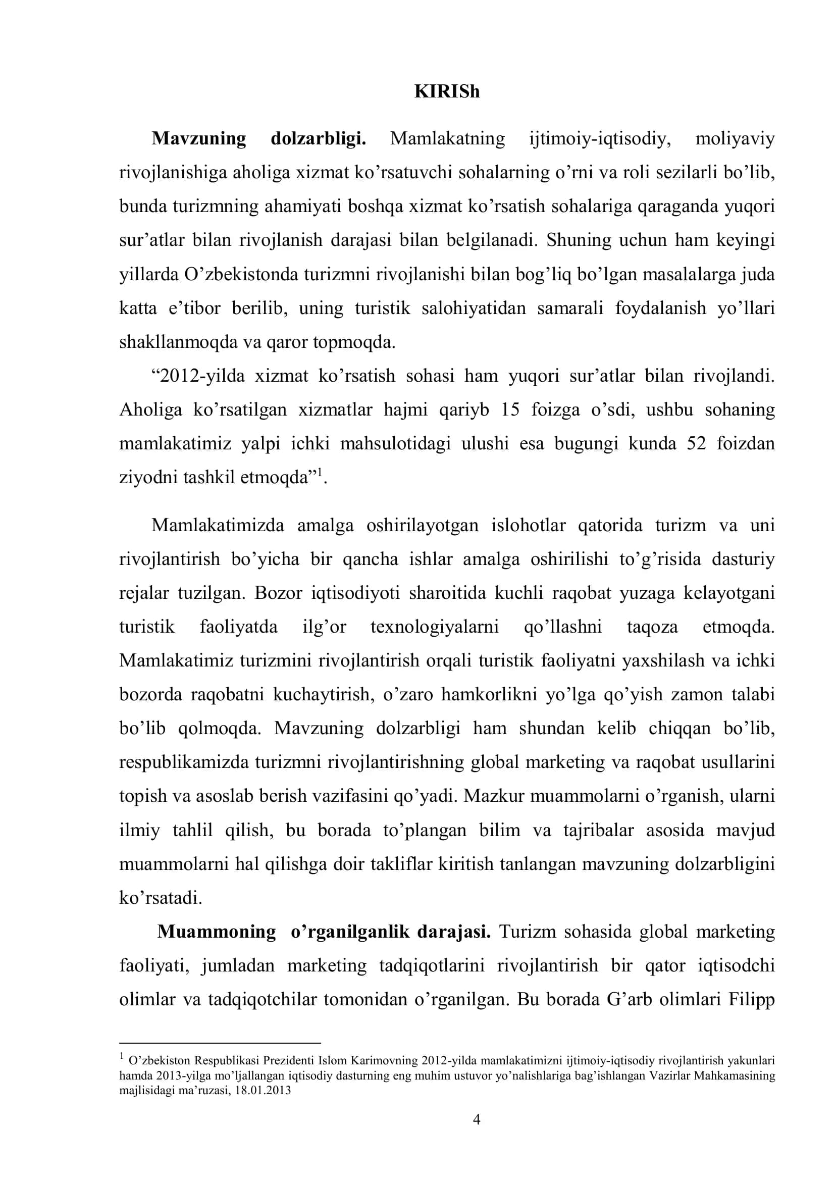 Тurizm sоhаsidа global raqobat va global marketingning o’ziga xos xususiyatlari 2