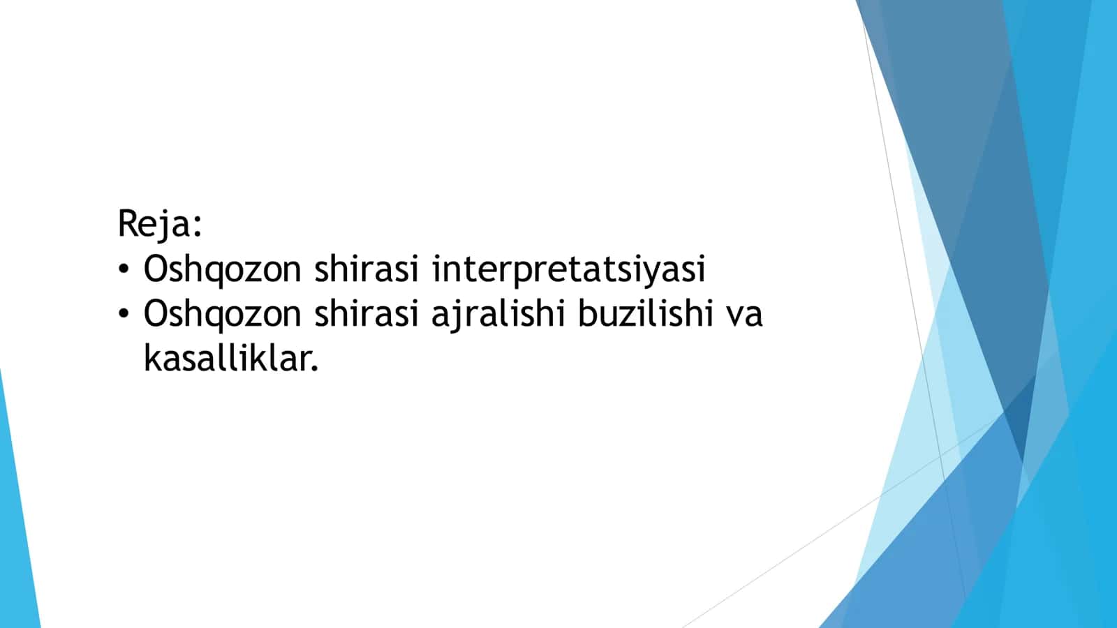 Medani tekshirish usullari 2