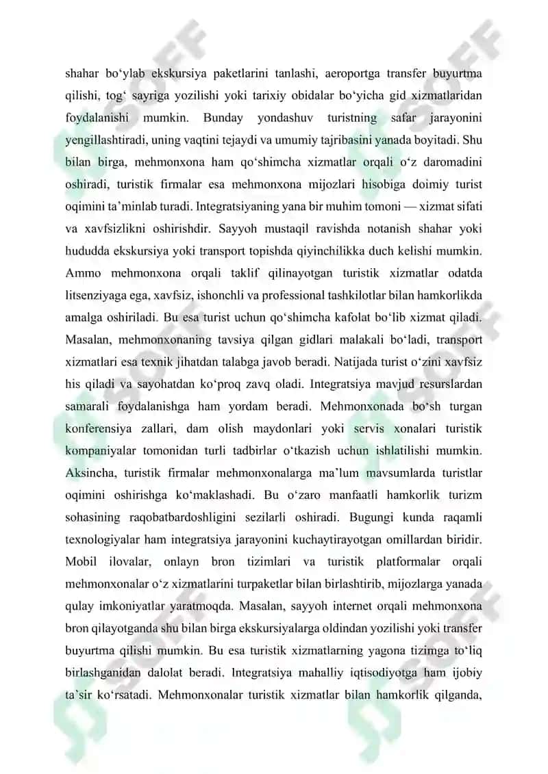 MEHMONXONALAR VA TURISTIK XIZMATLAR INTEGRATSIYASI 2