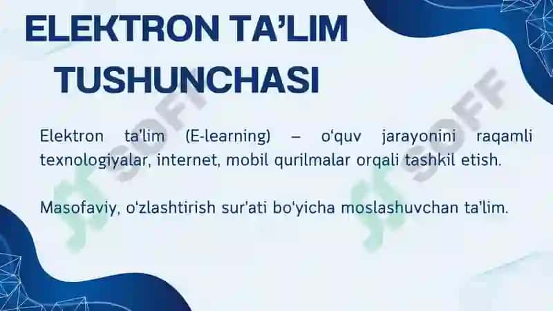 ELEKTRON TA’LIM RIVOJINING YETAKCHI TENDENSIYALARI 2