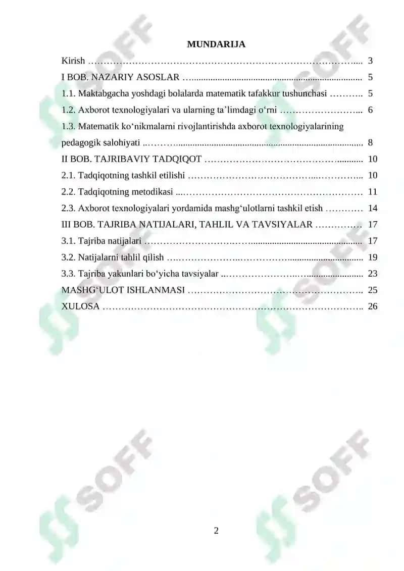 Maktabgacha yoshdagi bolalarning matematik tafakkurini rivojlantirishda axborot texnologiyalaridan foydalanish 2