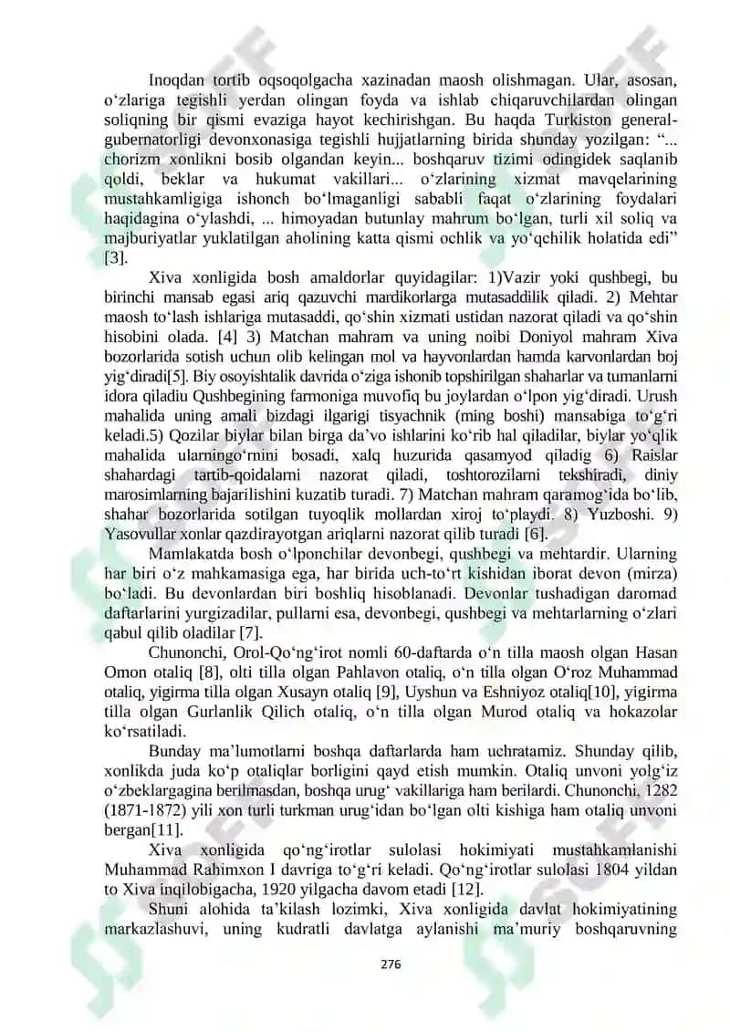 XIVA XONLIGINING BOSHQARUVI VA MA’MURIY TIZIMI XIX ASRDA 2
