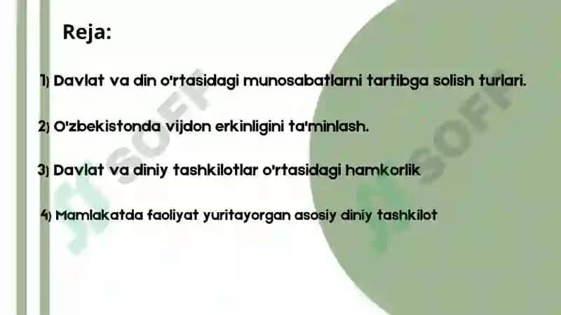 O'zbekistonda faoliyat yurituvchi diniy tashkilotlar 2