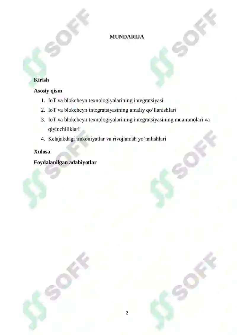 IoT va blokcheyn texnologiyalarining integratsiyasi 2