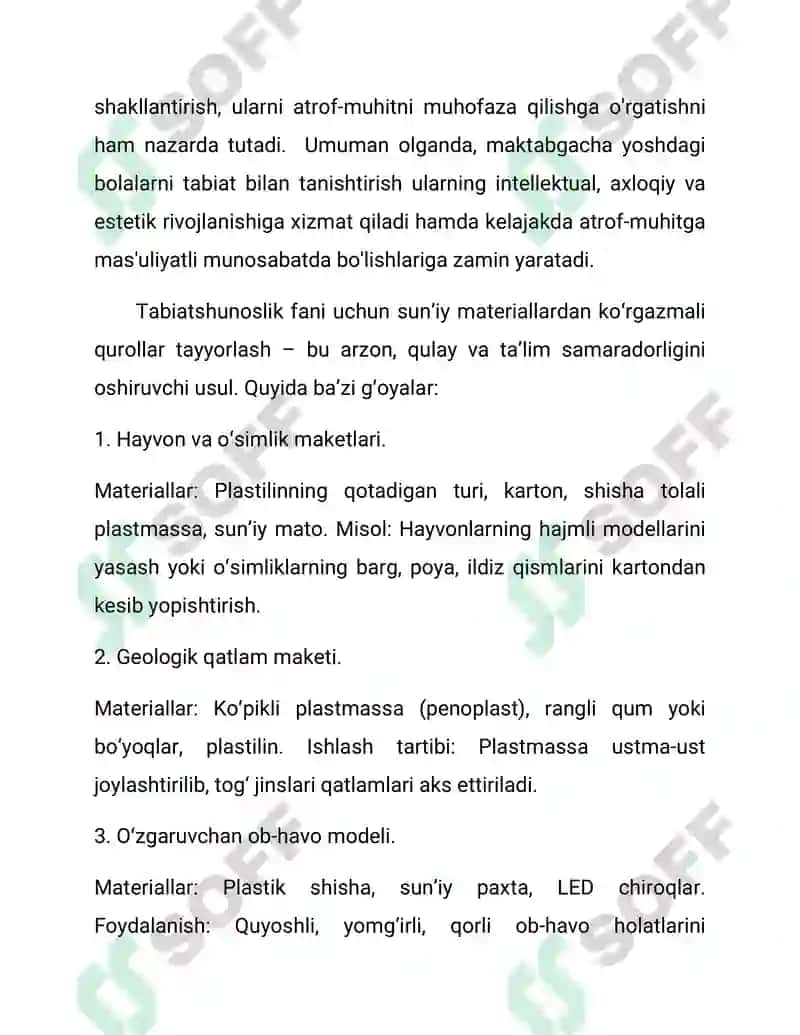 Maktabgacha yoshdagi bolalarni tabiat bilan tanishtirish 2