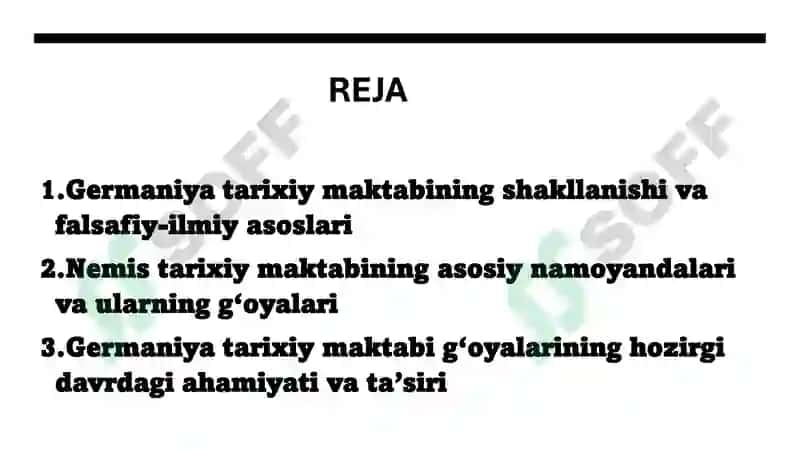 Germaniyadagi tarixiy maktab g’oyalari 2
