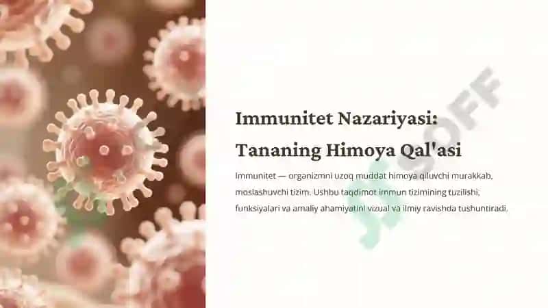 Immunitet Nazariyasi 2