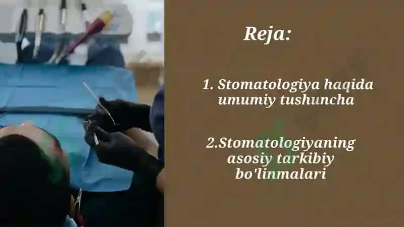 davolash va profillaktika stomotologiya muassasalarining asosiy tarkibiy bo'linmalari 2
