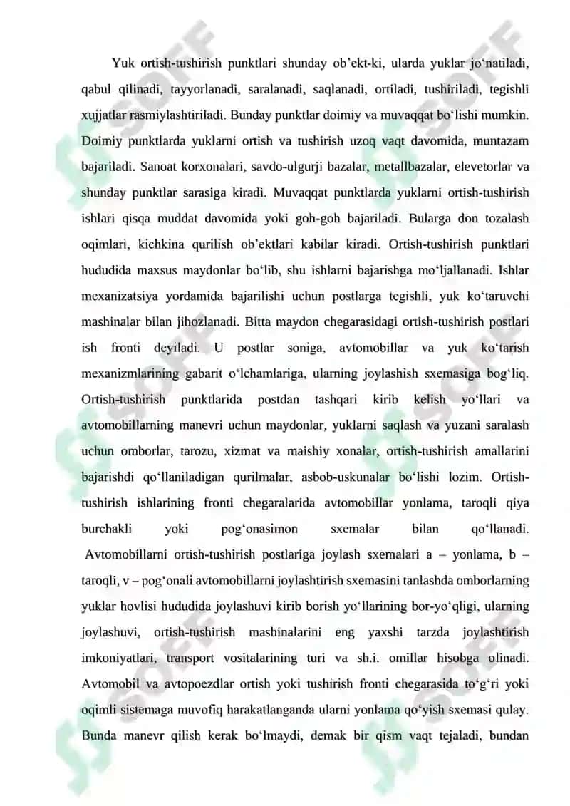 Ortish-tushirish punktlari va omborlari 2