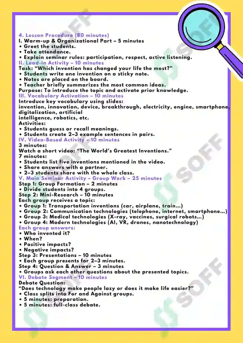 Technology and Inventions worksheet 2