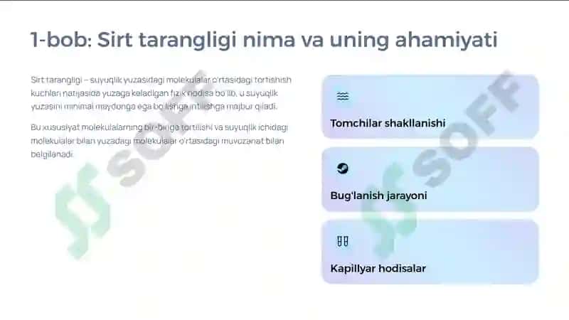 Sirt tarangligini tomchi uzulish usuli yordamida aniqlash 2