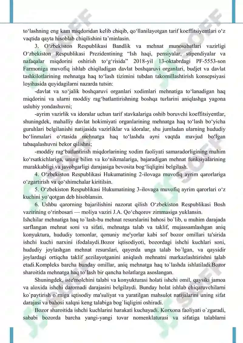 REAL SEKTOR KORXONALARIDA MEXNATGA HAQ TO'LASHNI TAKOMILLASHTIRISH 2
