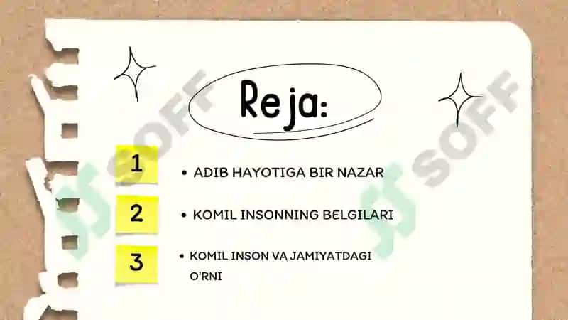 Abdulla Avloniyning komil inson haqidagi qarashlari 2