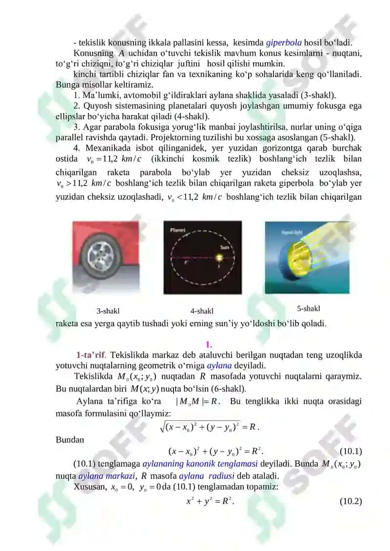 IKKINCHI TARTIBLI CHIZIQLAR 2