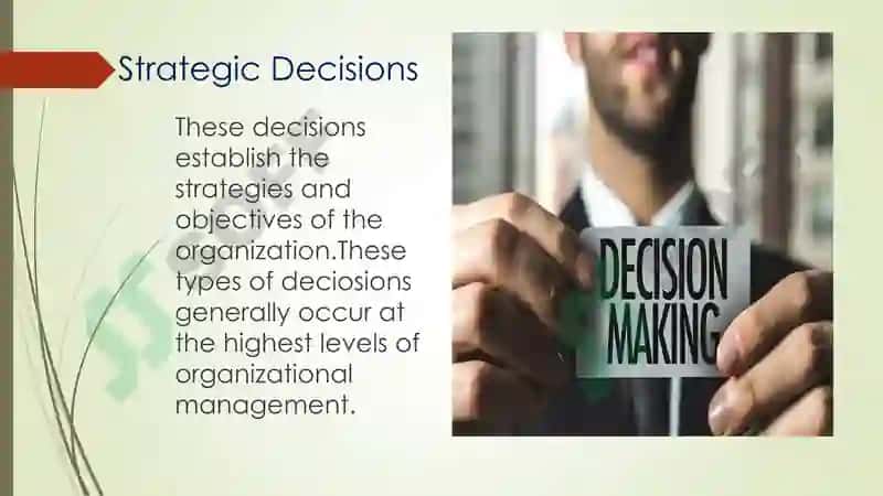 Management Decision Making Categories 2