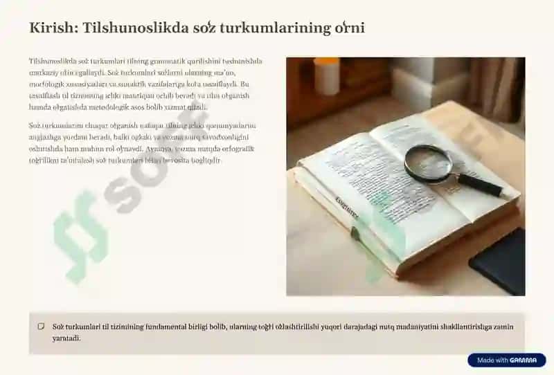 So'z turkumlarini o'rganishda orfografik bilimlar va adabiyotlar ro'yxati 2
