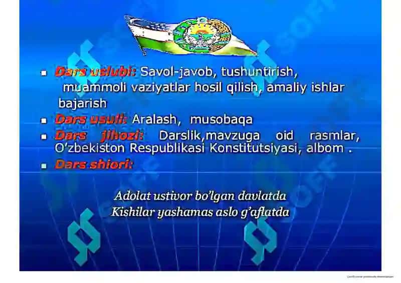 Ozbekiston respublikasi konstitutsiyasi 2