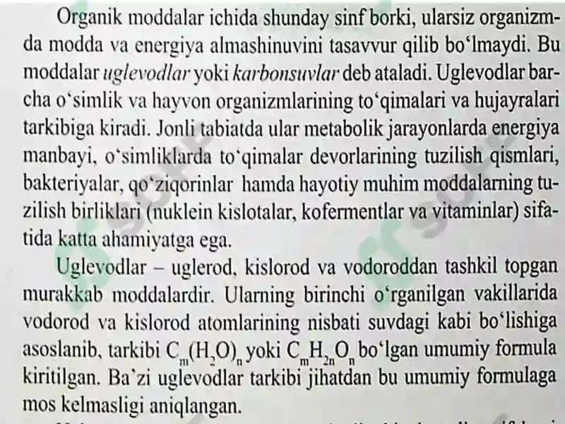 Biokimyo Karbonsuvlar 2
