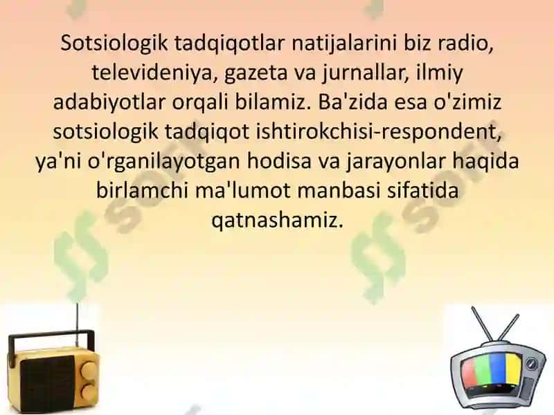 Empirik sotsiologik tadqiqot va uning metodlari 2