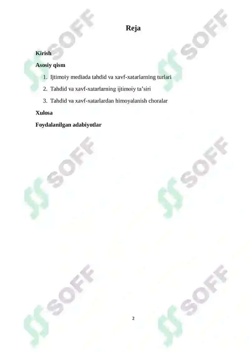 Ijtimoiy mediada taxdid va xavf-xatarlar 2