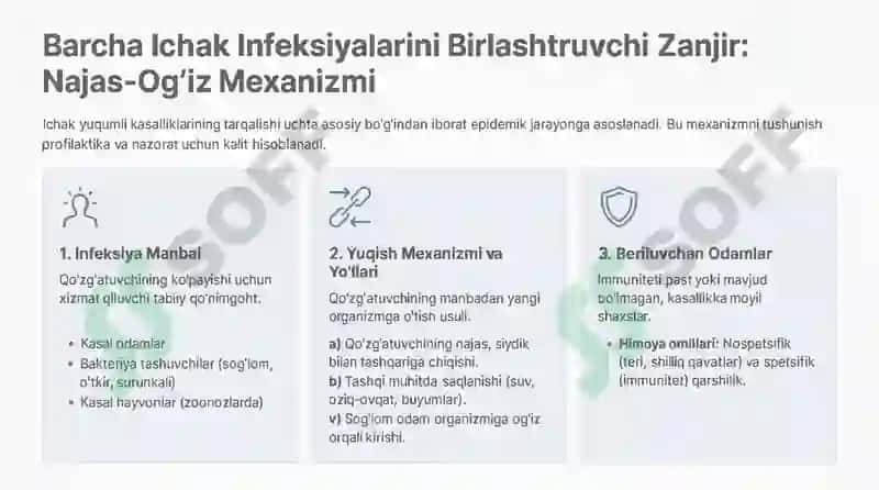 Yuqumli ichak kasalliklari. Bakterial lnfeksiyalar 1: Tizimli Bosqin - Qorin Tifi (Salmonella typhi) 2