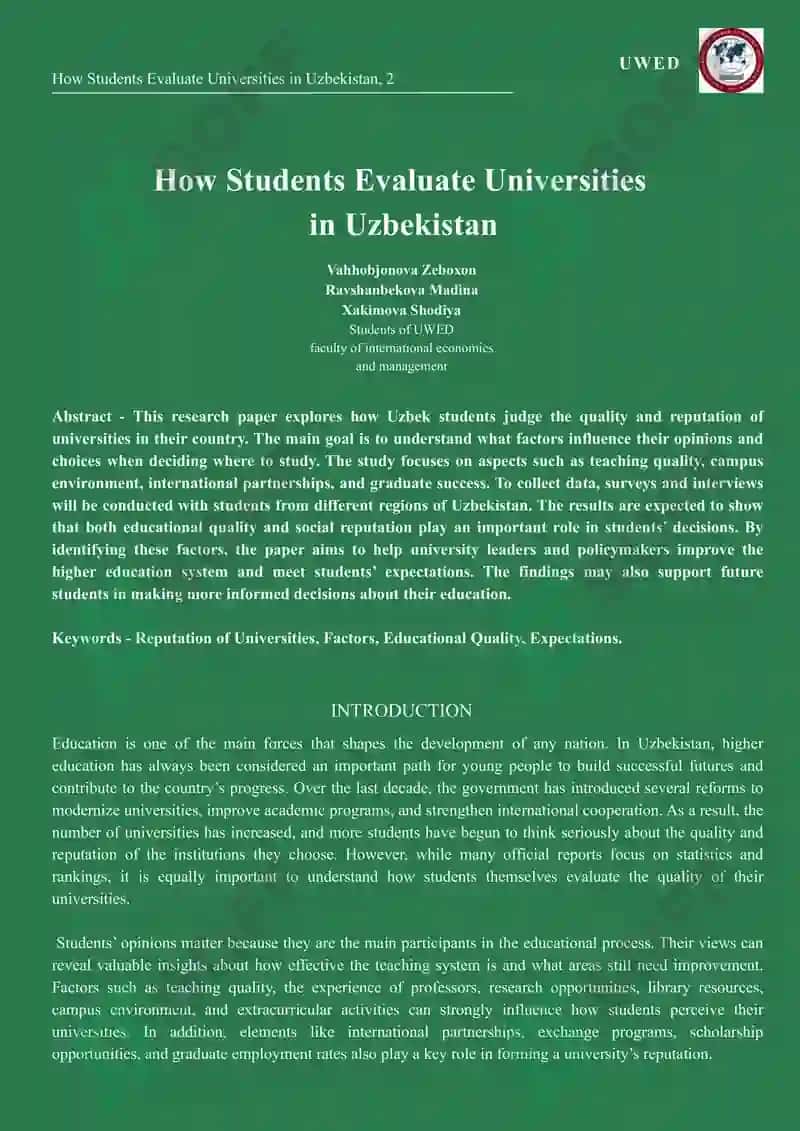 University rankings 2