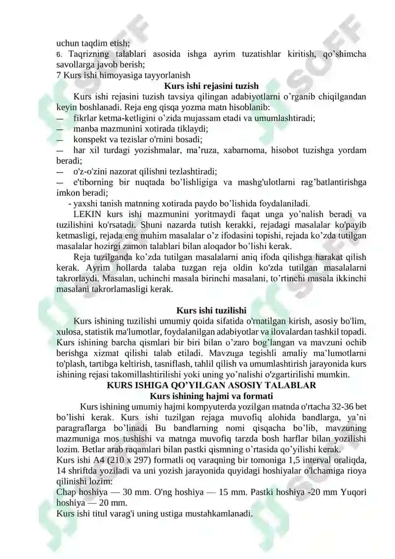Kurs ishi yozishga tayyorgarlik 2
