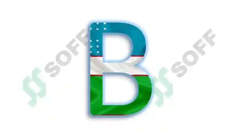 o'zbek lotin harflar bayroq fonida 2