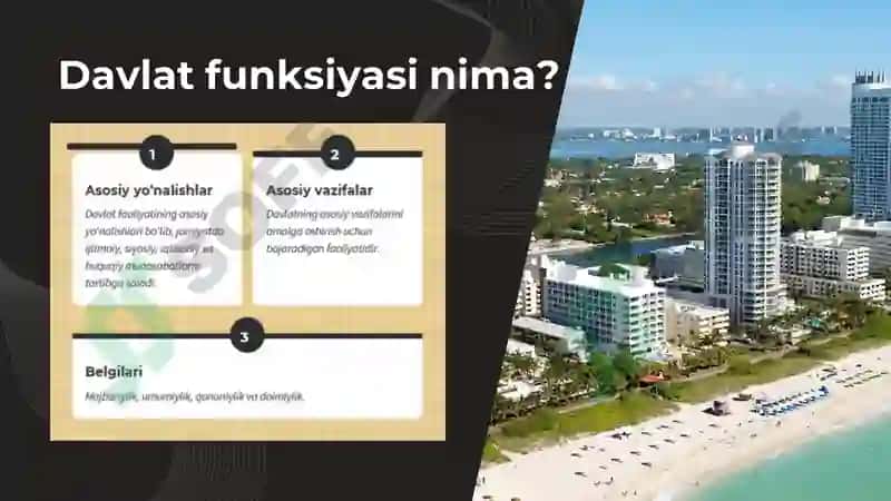 Davlatning Funksiyalari 2