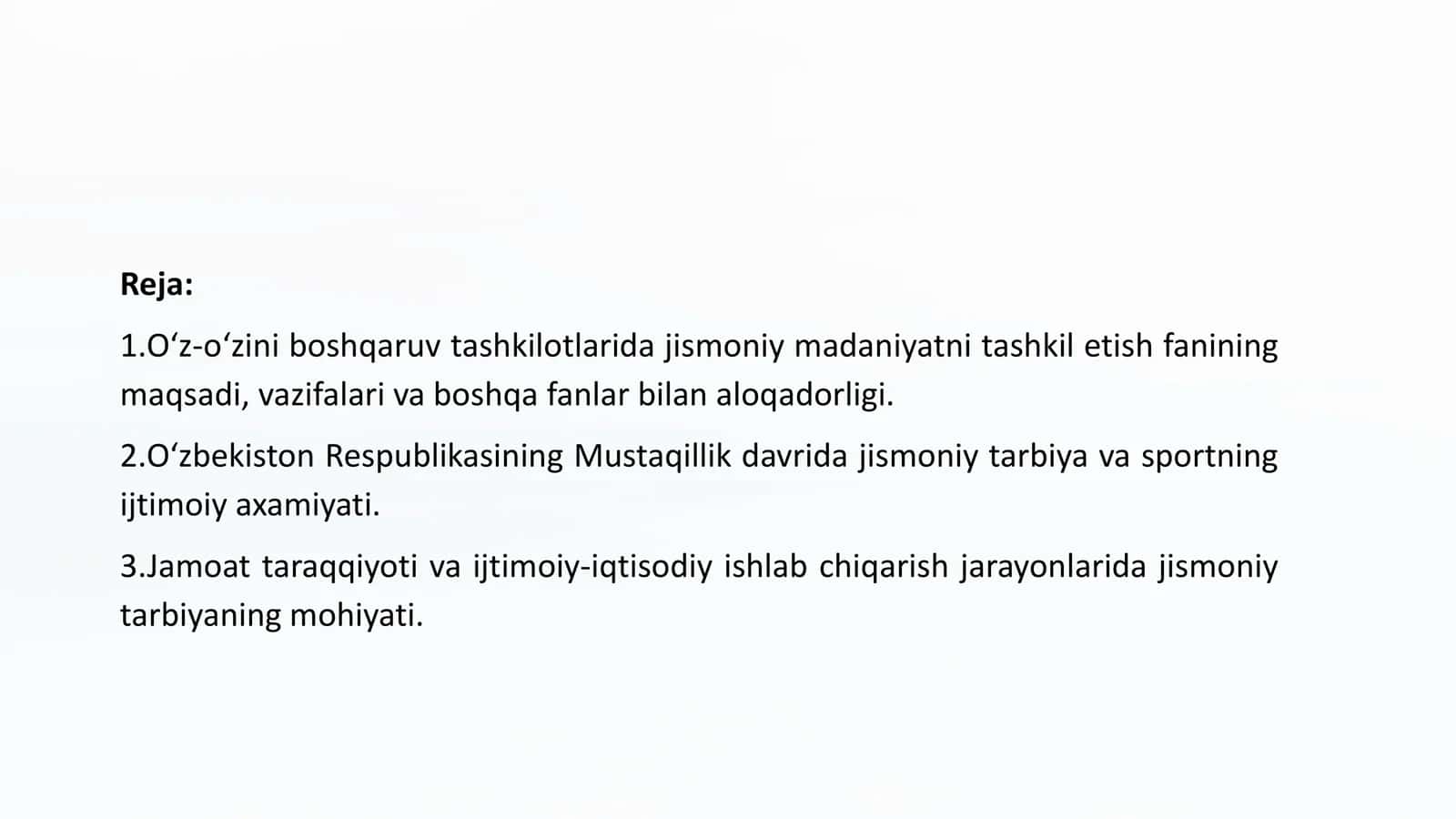 Jismoniy tarbiya va sport bayramlarini tashkil qilish va o‘tkazish metodikasi 2