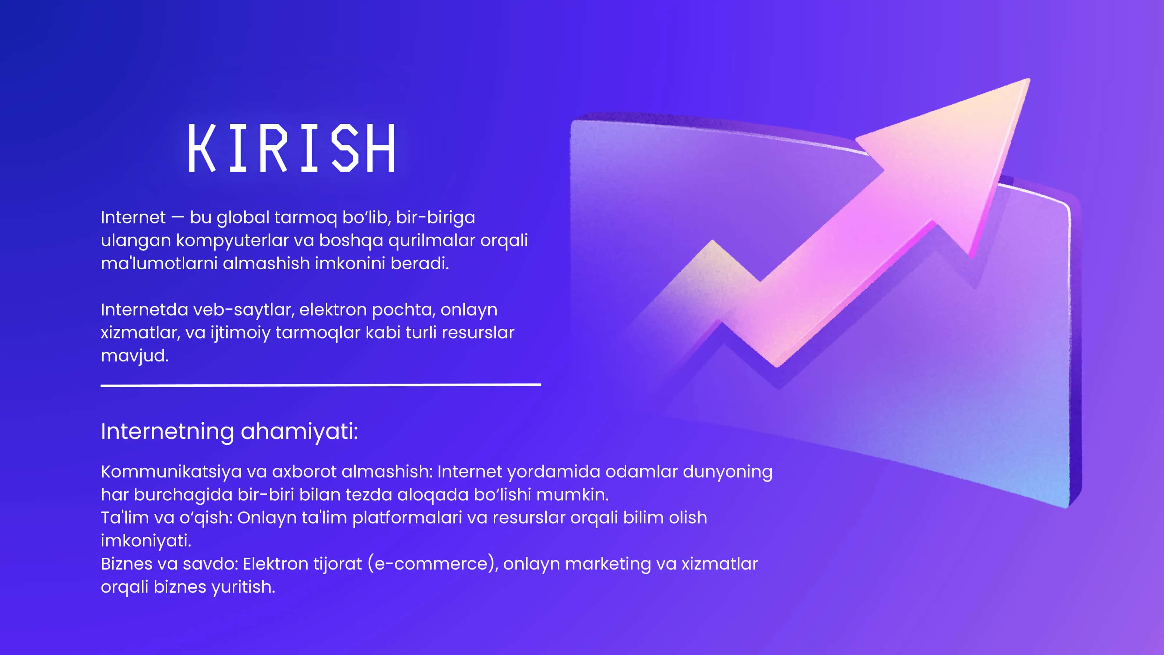 INTERNETNING TA'RIFI VA AHAMIYATI 2