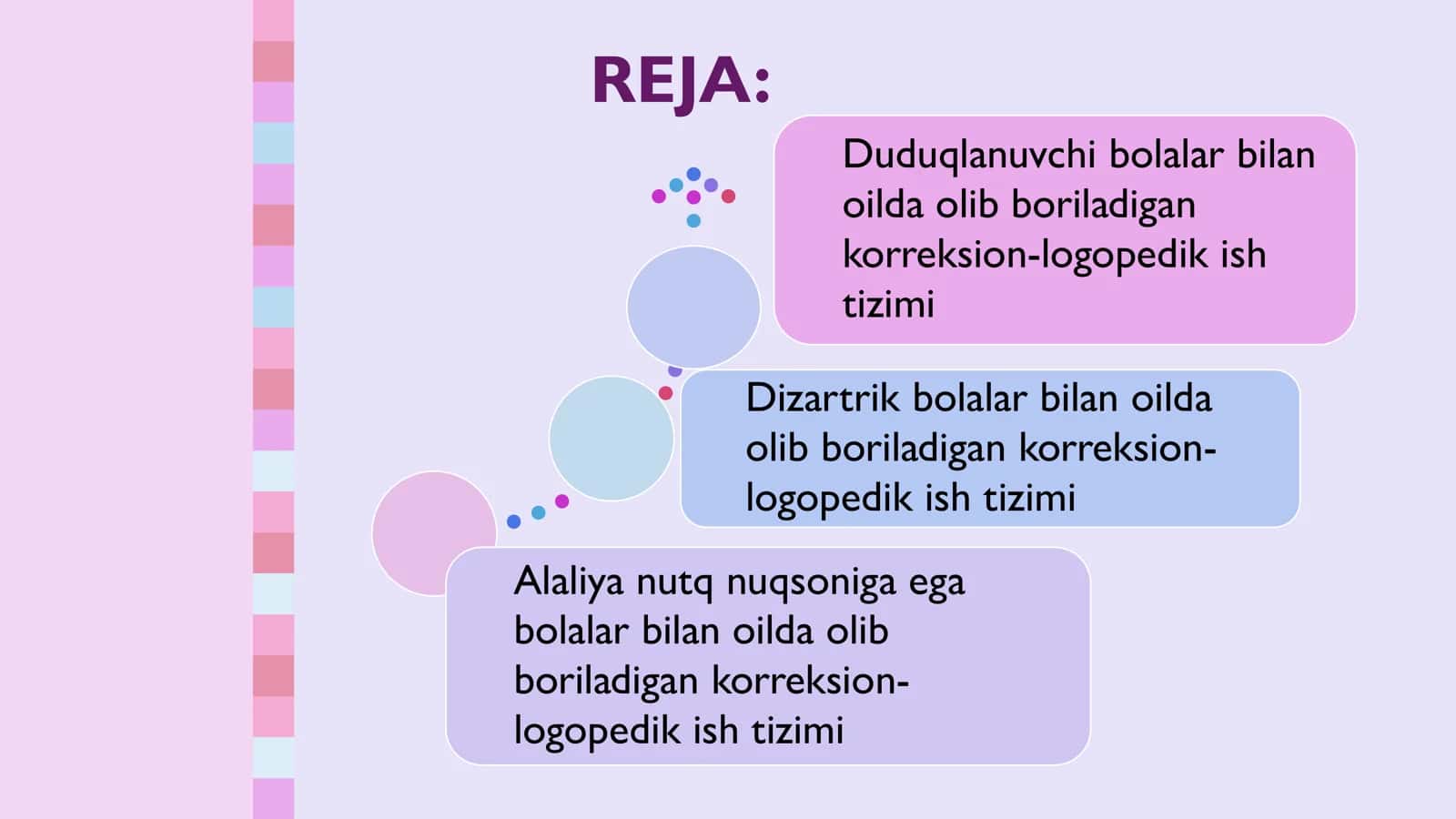 Nutq kamchiligiga ega bo’lgan bolalar bilan oilda olib boriladigan korreksion-logopedik ish tizimi 2